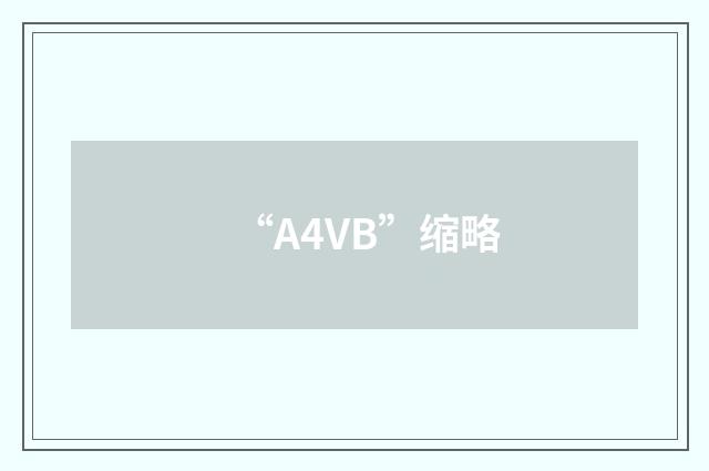 “A4VB”缩略