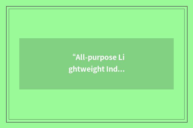 “All-purpose Lightweight Individual Carrying Equipment”缩略