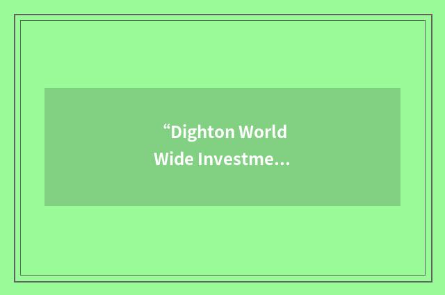 “Dighton World Wide Investments”缩略