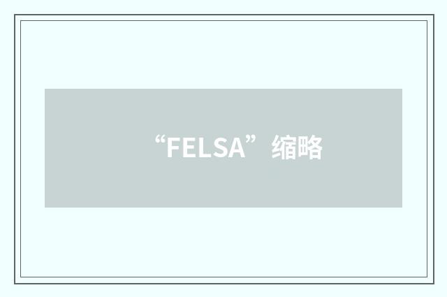“FELSA”缩略