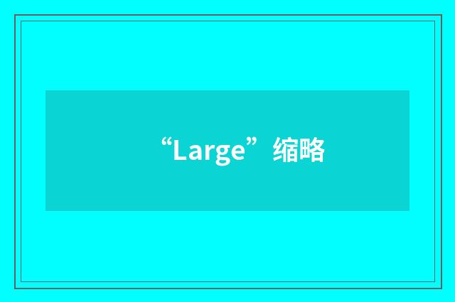 “Large”缩略