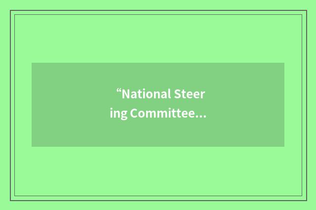 “National Steering Committee for Mine Action”缩略
