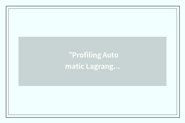 “Profiling Automatic Lagrangian Circulation Explorer”缩略