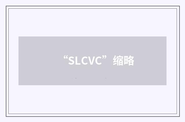 “SLCVC”缩略