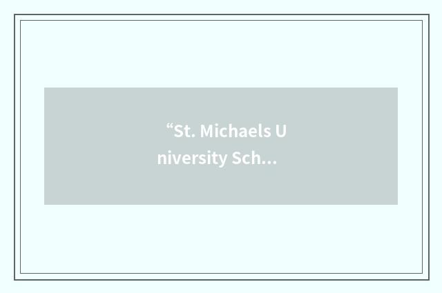 “St. Michaels University School”缩略