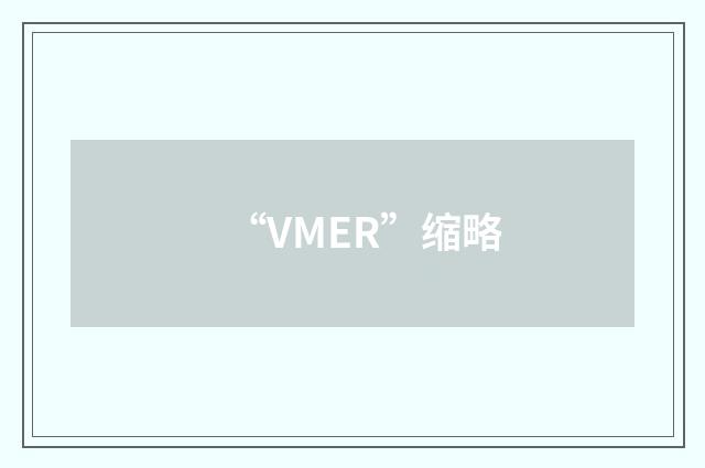 “VMER”缩略