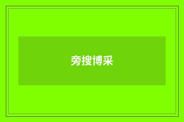 旁搜博采