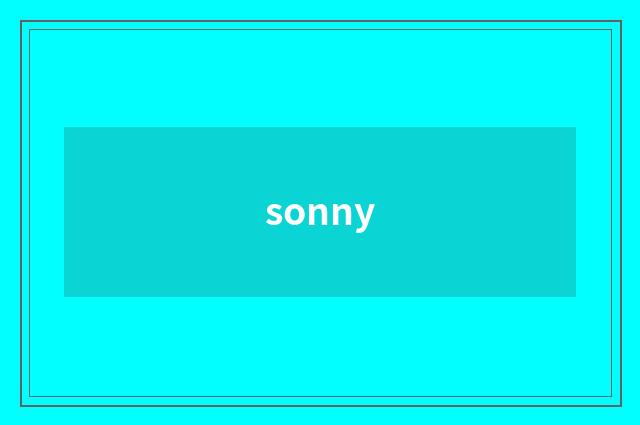 sonny