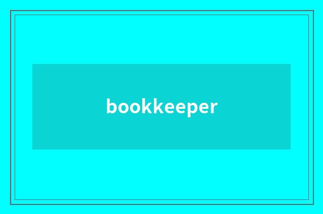 bookkeeper
