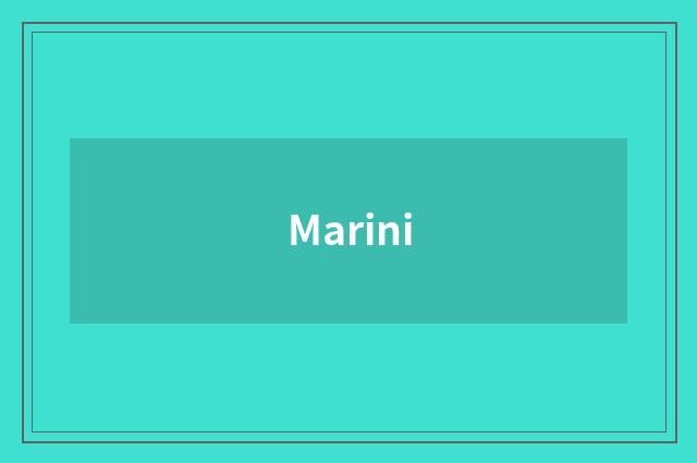 Marini