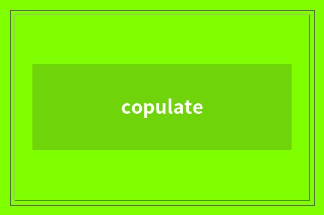 copulate