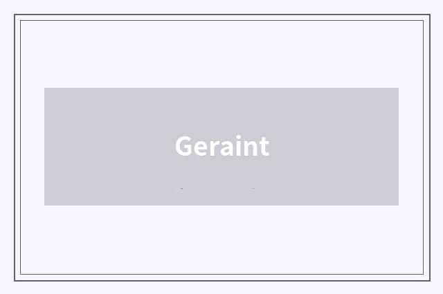 Geraint