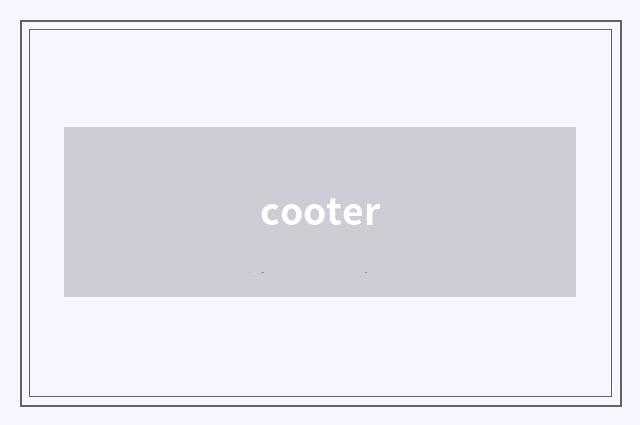 cooter