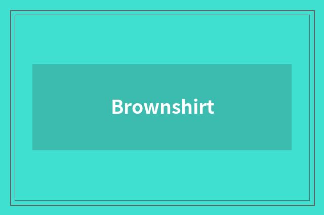 Brownshirt