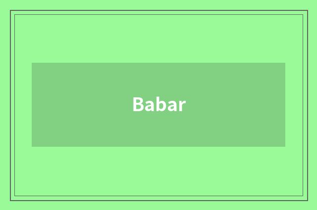 Babar