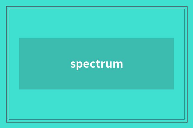 spectrum