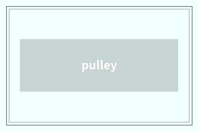 pulley