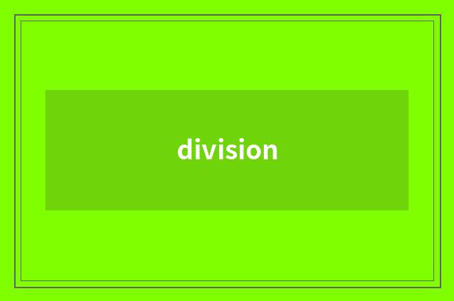 division