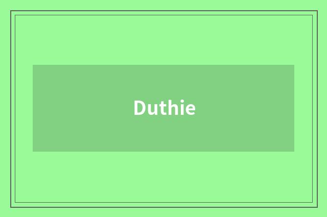 Duthie