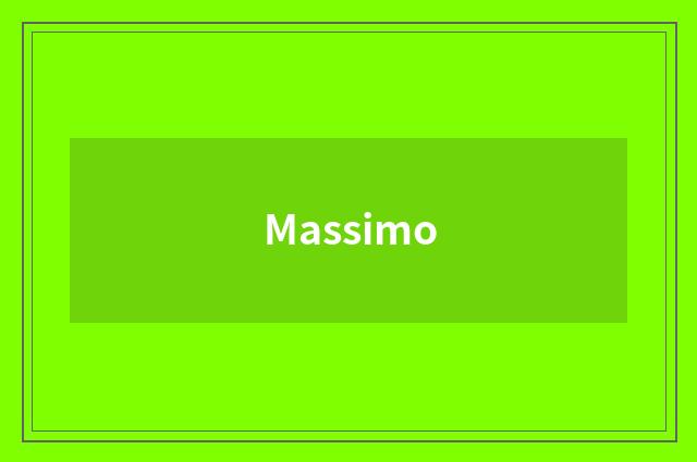 Massimo