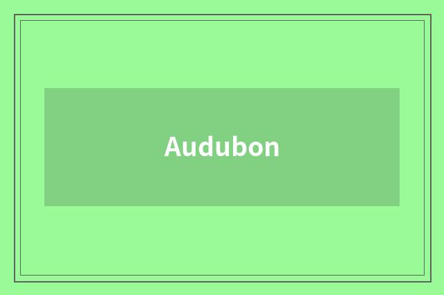 Audubon