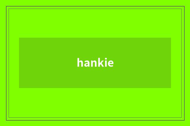 hankie