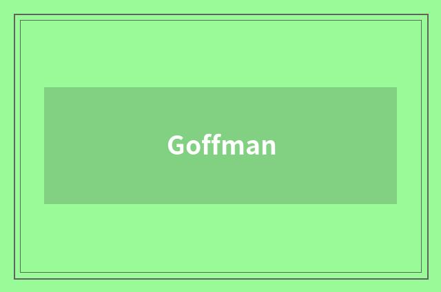 Goffman