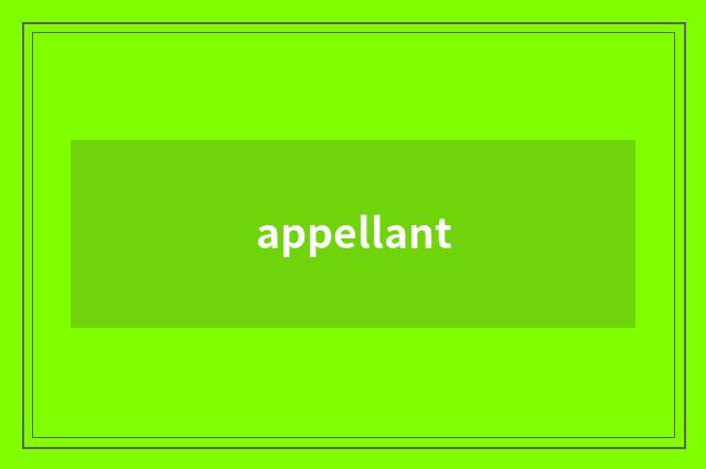 appellant