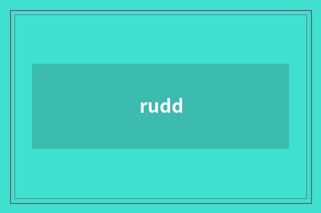rudd