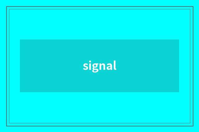 signal
