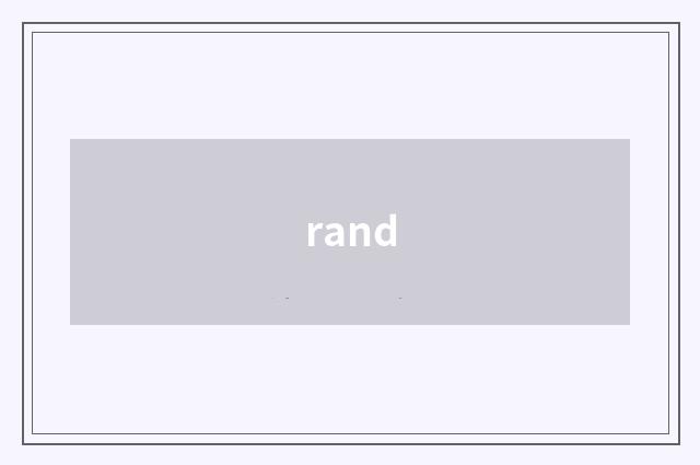 rand