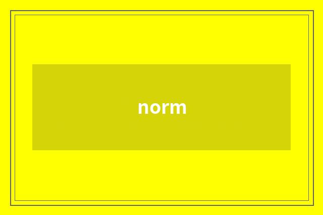 norm