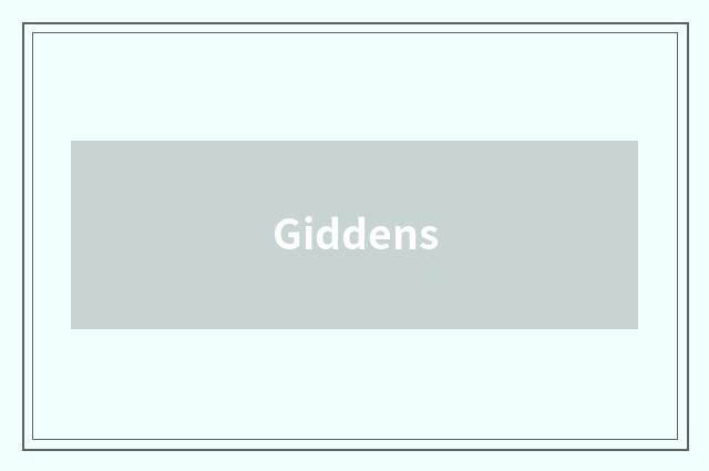Giddens