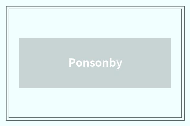 Ponsonby