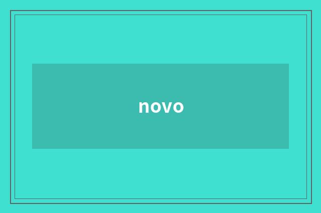 novo