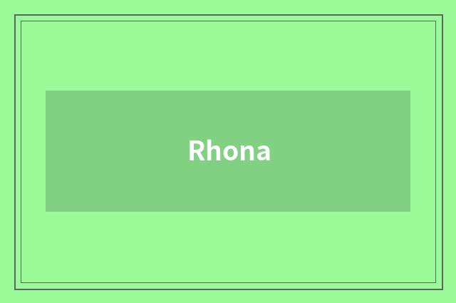 Rhona
