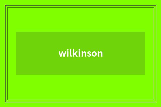 wilkinson