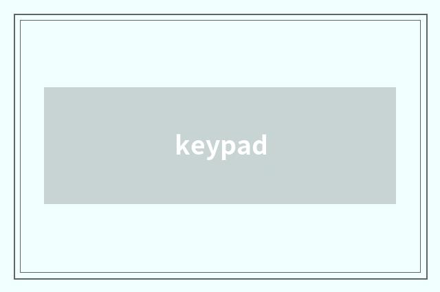 keypad