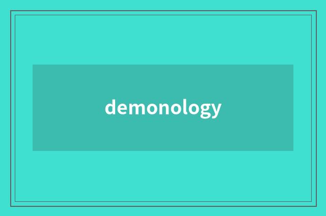 demonology