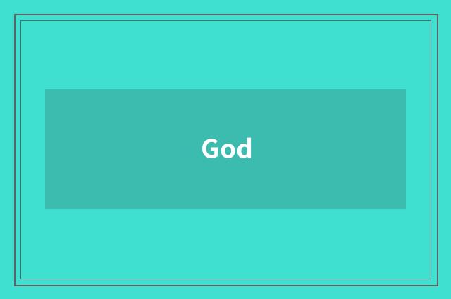 God
