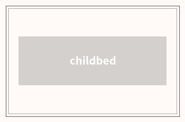 childbed