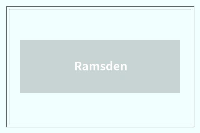 Ramsden