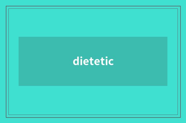 dietetic