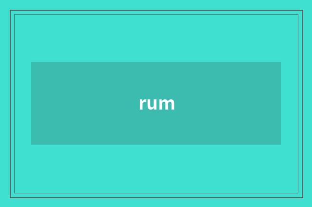 rum