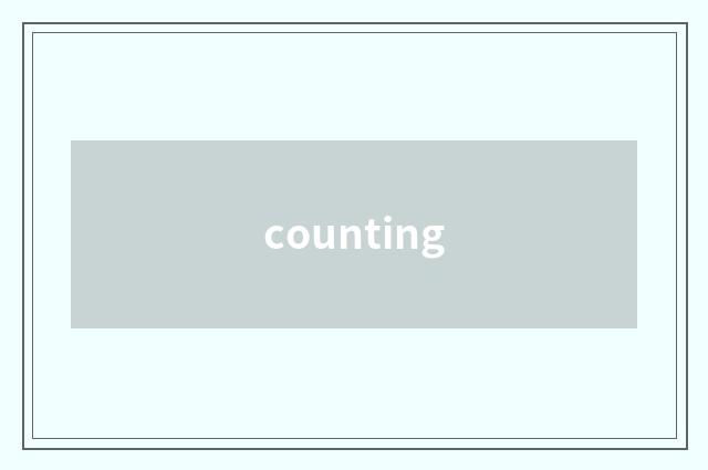 counting