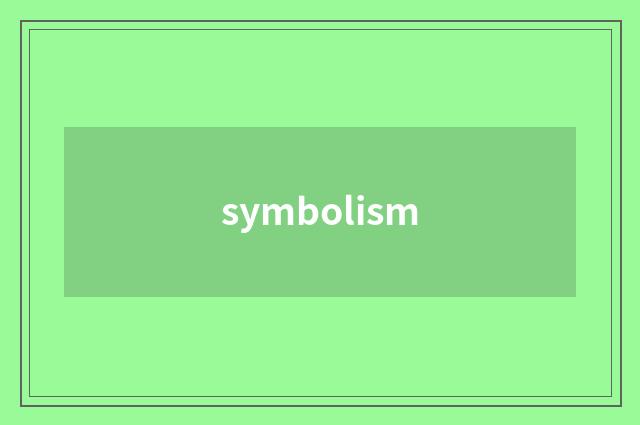 symbolism