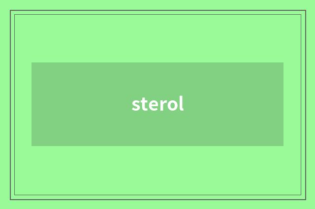 sterol