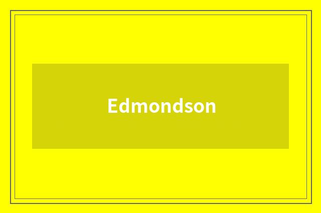 Edmondson