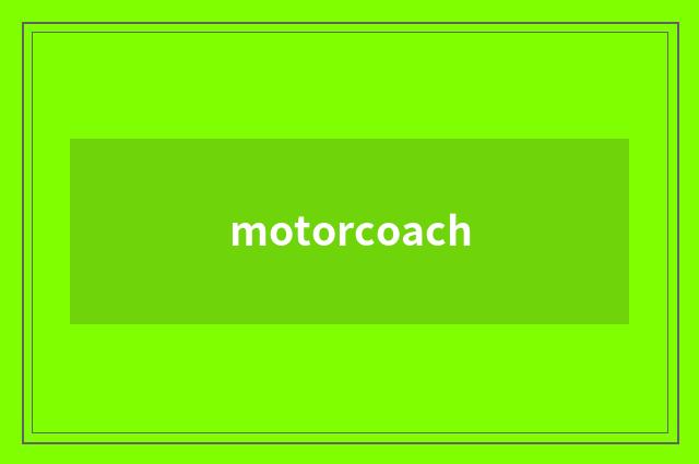 motorcoach
