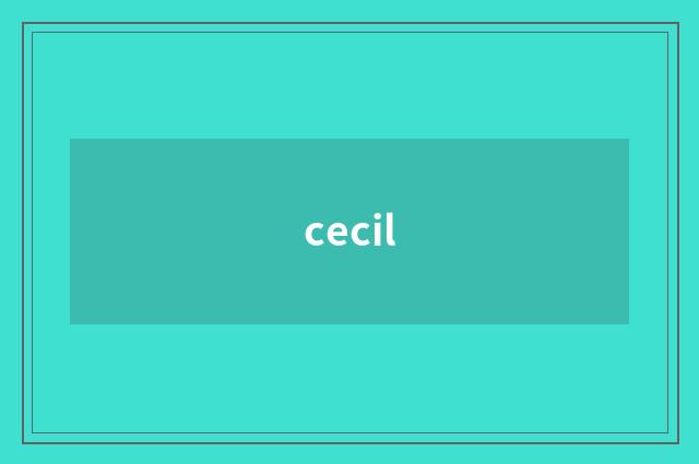 cecil